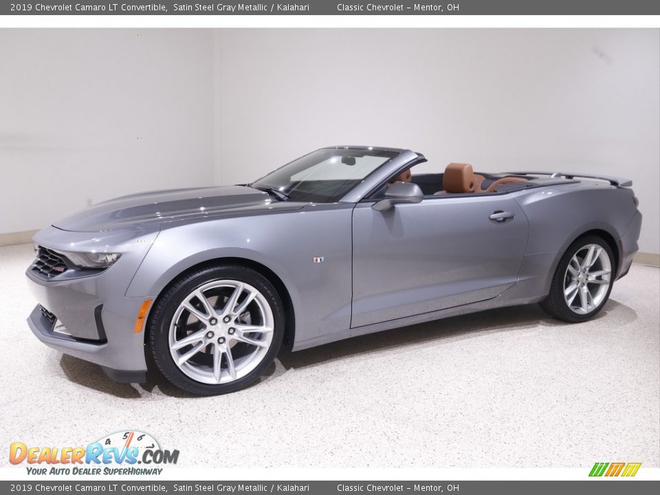 2019 Chevrolet Camaro LT Convertible Satin Steel Gray Metallic / Kalahari Photo #4