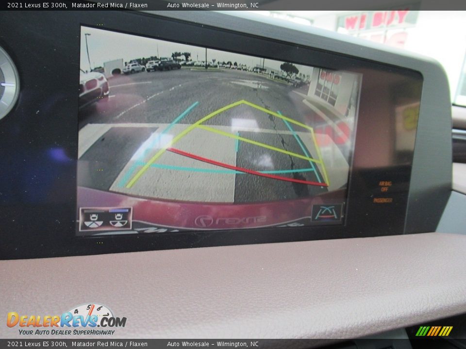 2021 Lexus ES 300h Matador Red Mica / Flaxen Photo #18