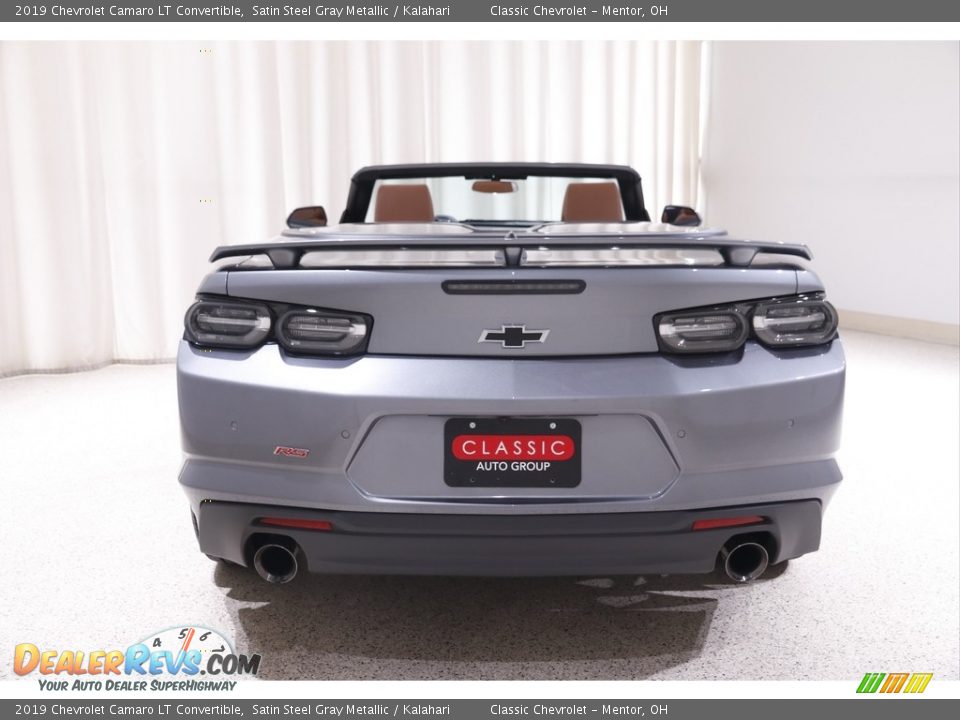 2019 Chevrolet Camaro LT Convertible Satin Steel Gray Metallic / Kalahari Photo #21