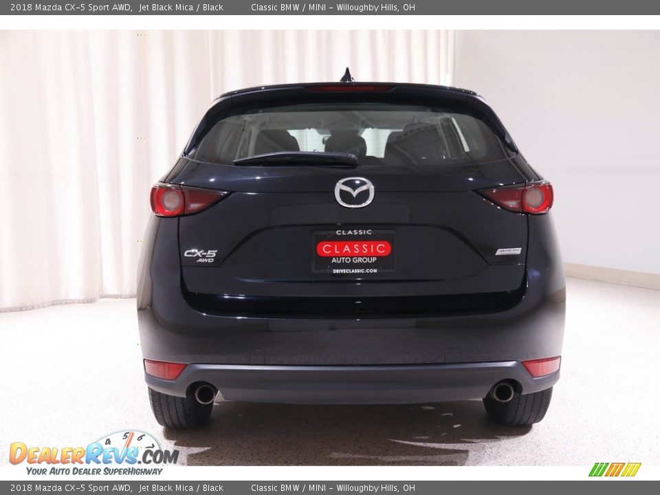 2018 Mazda CX-5 Sport AWD Jet Black Mica / Black Photo #17