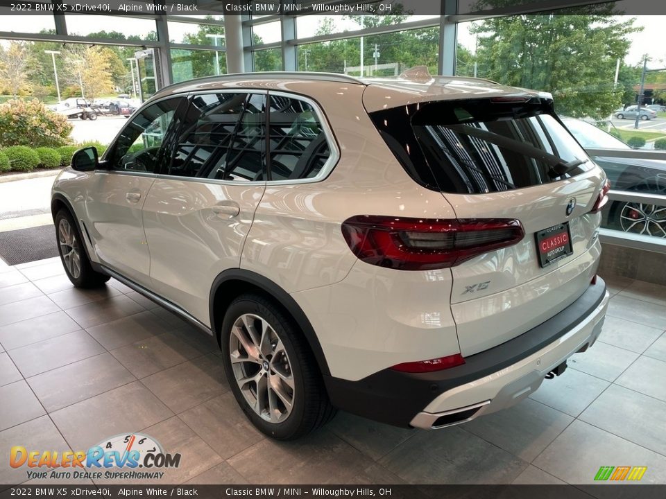 2022 BMW X5 xDrive40i Alpine White / Black Photo #2