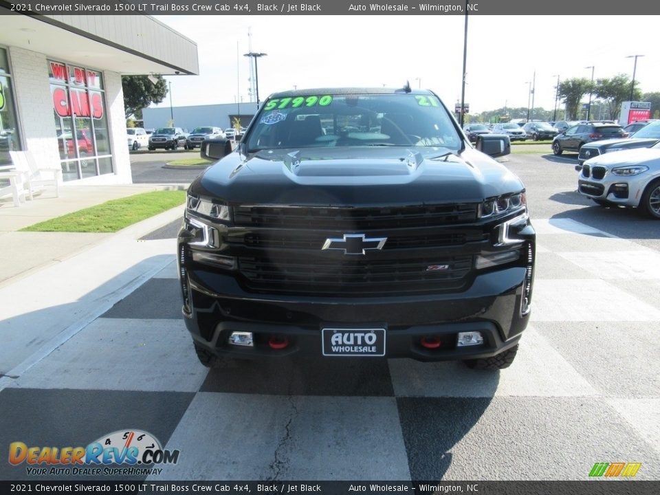 2021 Chevrolet Silverado 1500 LT Trail Boss Crew Cab 4x4 Black / Jet Black Photo #2