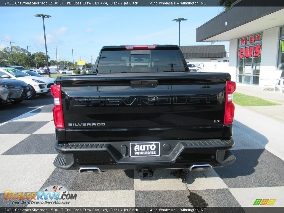 2021 Chevrolet Silverado 1500 LT Trail Boss Crew Cab 4x4 Black / Jet Black Photo #4