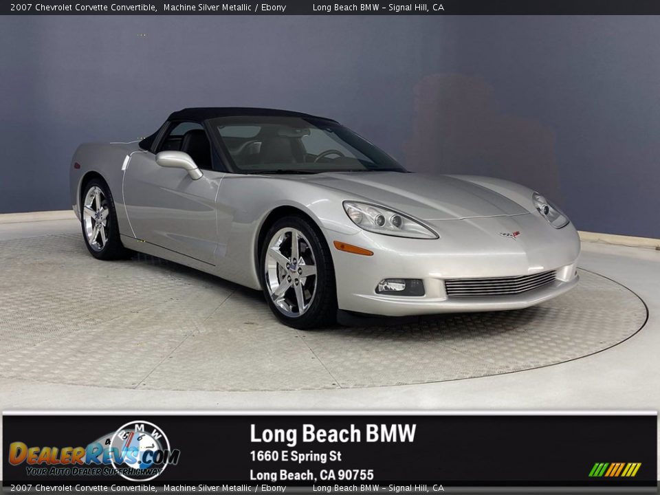 2007 Chevrolet Corvette Convertible Machine Silver Metallic / Ebony Photo #1