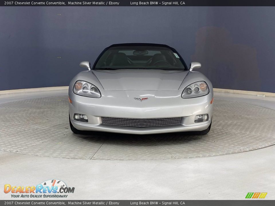 2007 Chevrolet Corvette Convertible Machine Silver Metallic / Ebony Photo #2