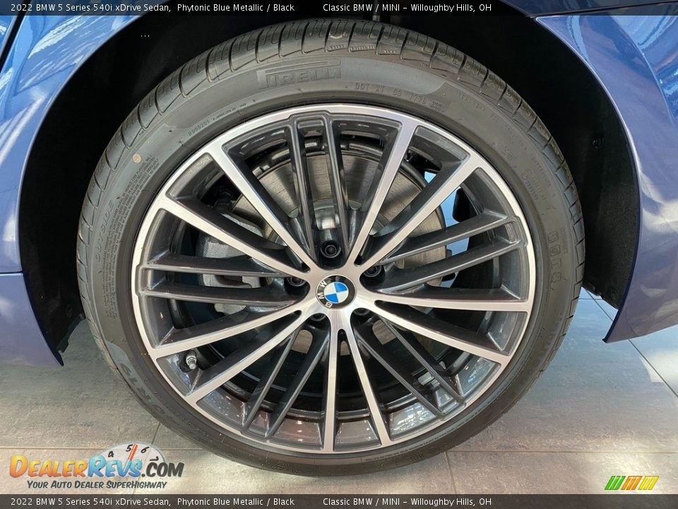 2022 BMW 5 Series 540i xDrive Sedan Phytonic Blue Metallic / Black Photo #3