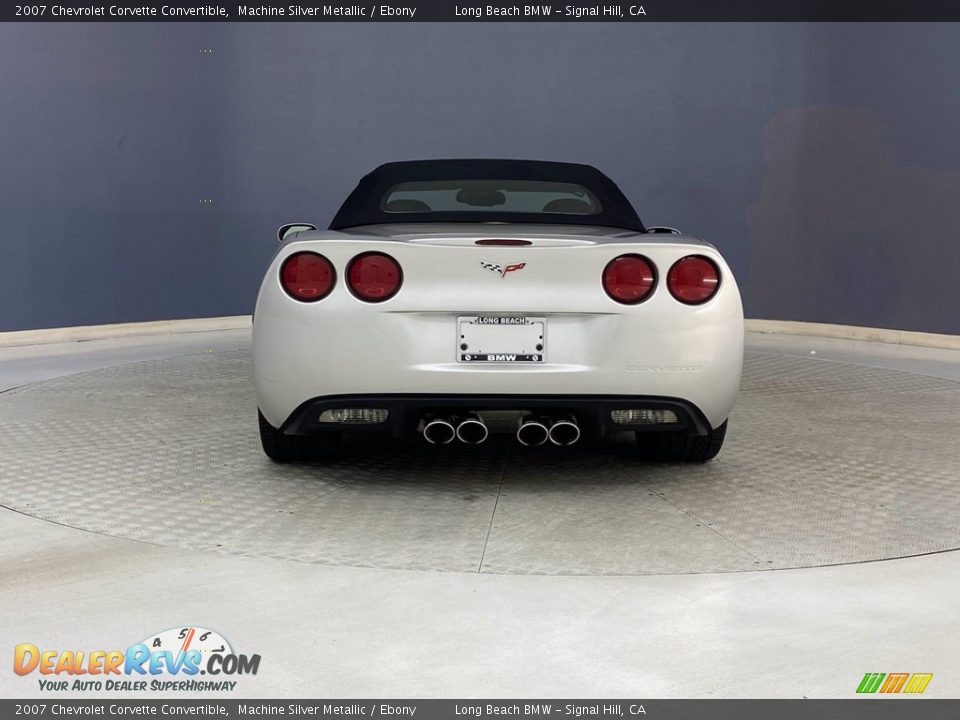 2007 Chevrolet Corvette Convertible Machine Silver Metallic / Ebony Photo #4