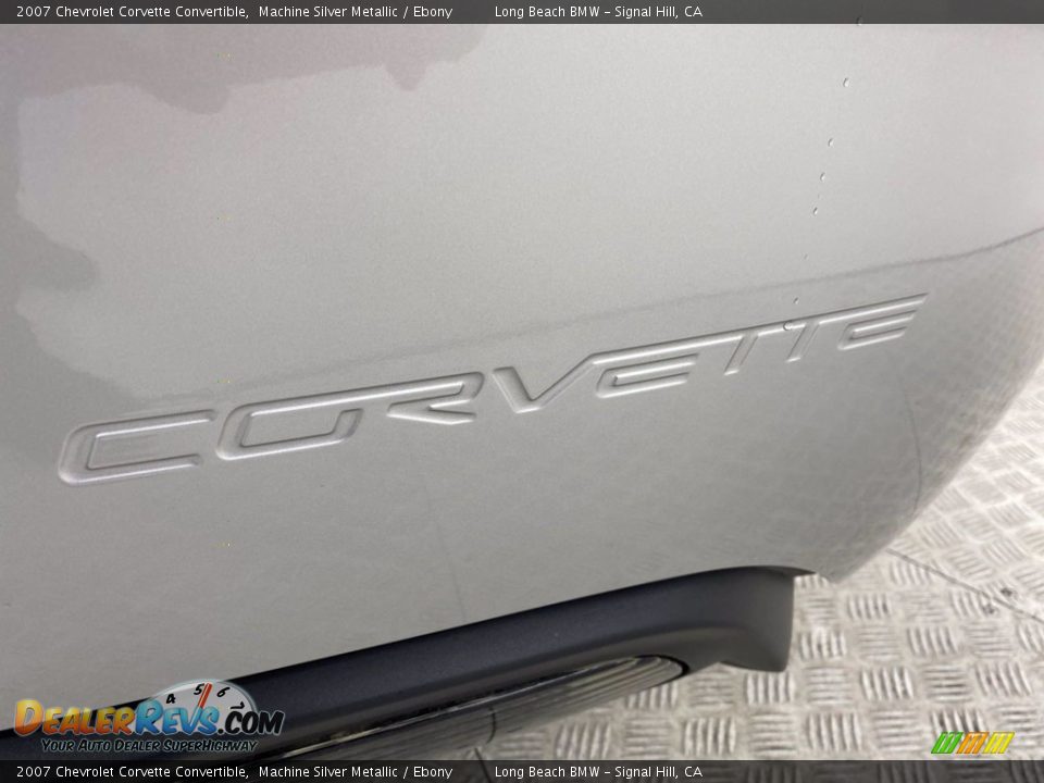 2007 Chevrolet Corvette Convertible Machine Silver Metallic / Ebony Photo #11