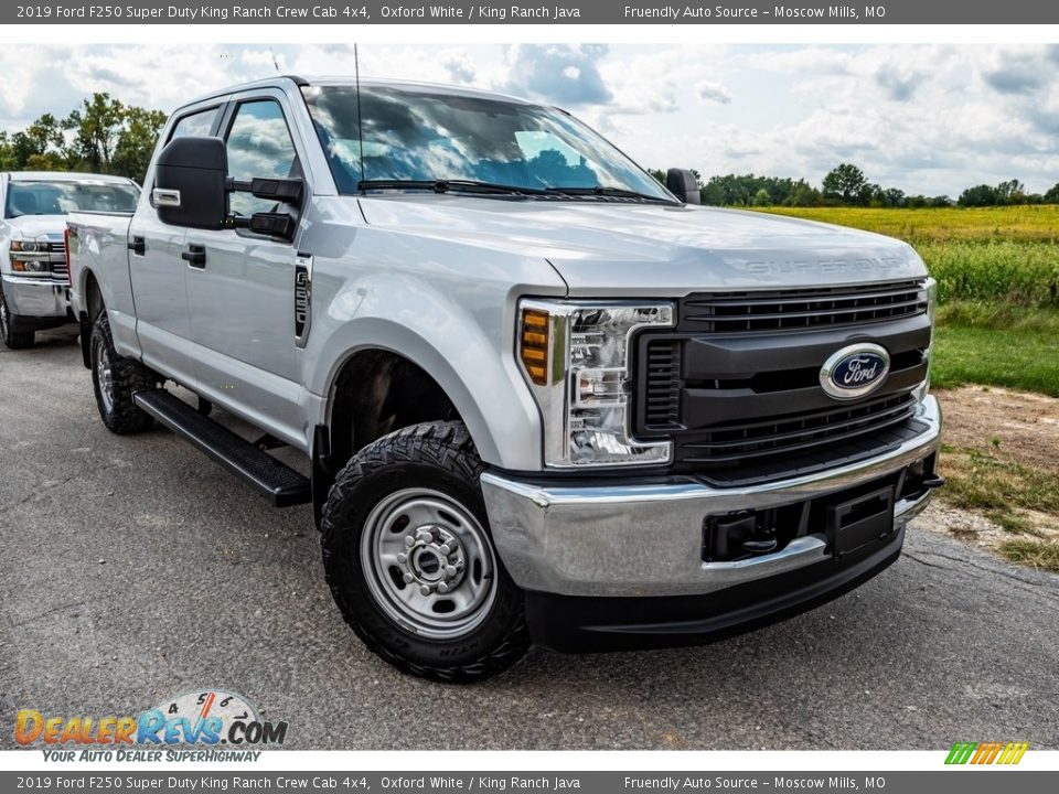 2019 Ford F250 Super Duty King Ranch Crew Cab 4x4 Oxford White / King Ranch Java Photo #1