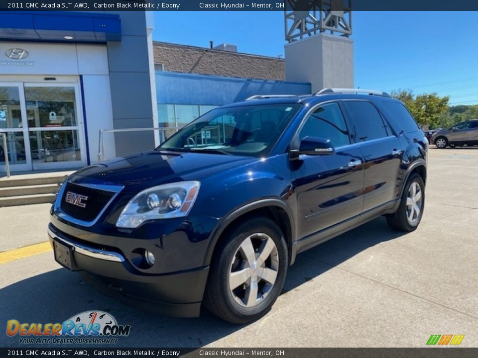 2011 GMC Acadia SLT AWD Carbon Black Metallic / Ebony Photo #1
