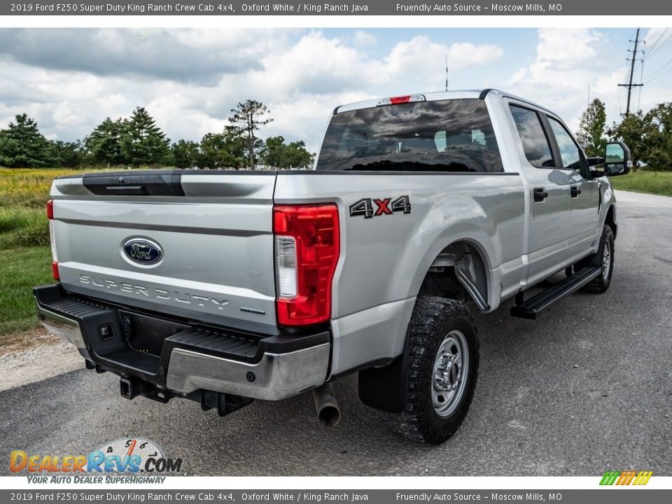 2019 Ford F250 Super Duty King Ranch Crew Cab 4x4 Oxford White / King Ranch Java Photo #4