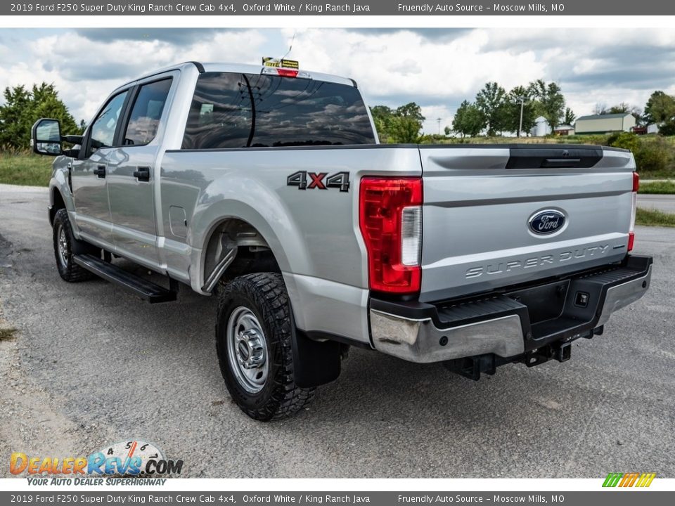 2019 Ford F250 Super Duty King Ranch Crew Cab 4x4 Oxford White / King Ranch Java Photo #6