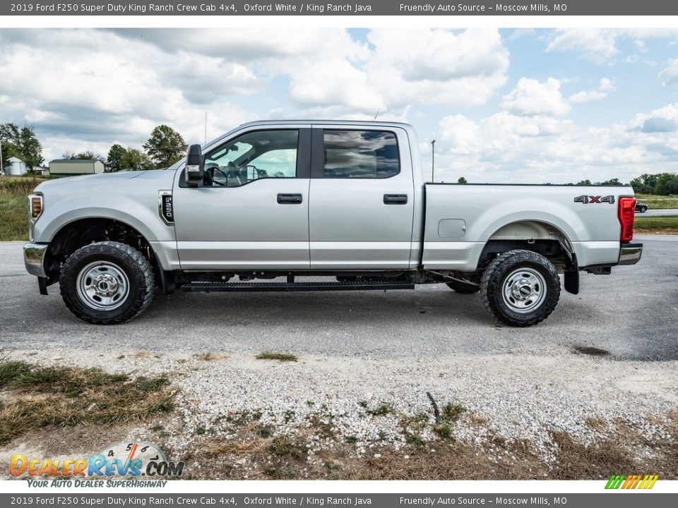 2019 Ford F250 Super Duty King Ranch Crew Cab 4x4 Oxford White / King Ranch Java Photo #7