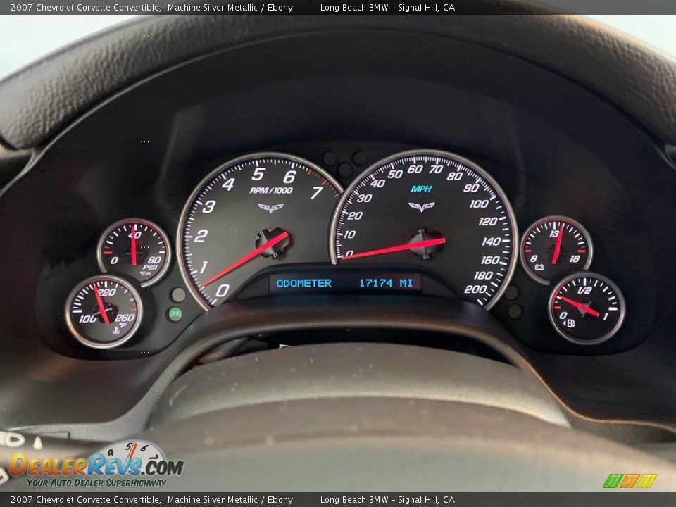 2007 Chevrolet Corvette Convertible Gauges Photo #21