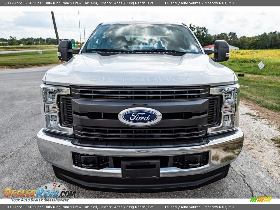 2019 Ford F250 Super Duty King Ranch Crew Cab 4x4 Oxford White / King Ranch Java Photo #9