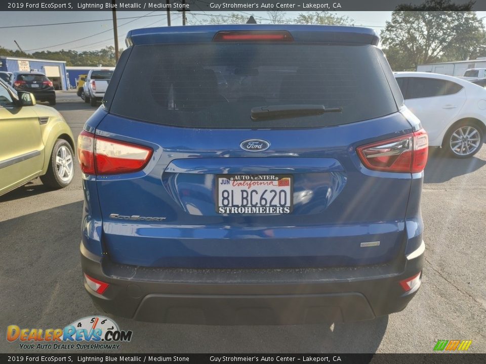 2019 Ford EcoSport S Lightning Blue Metallic / Medium Stone Photo #5