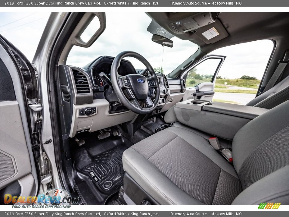 2019 Ford F250 Super Duty King Ranch Crew Cab 4x4 Oxford White / King Ranch Java Photo #20