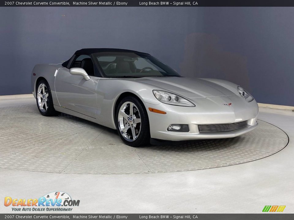 2007 Chevrolet Corvette Convertible Machine Silver Metallic / Ebony Photo #30