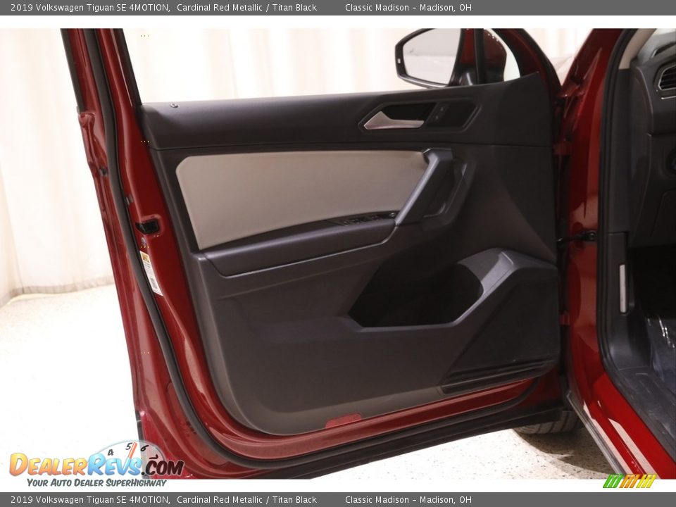 2019 Volkswagen Tiguan SE 4MOTION Cardinal Red Metallic / Titan Black Photo #4