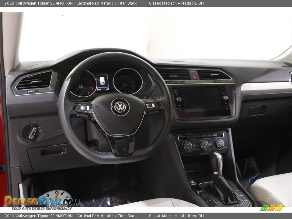 2019 Volkswagen Tiguan SE 4MOTION Cardinal Red Metallic / Titan Black Photo #6