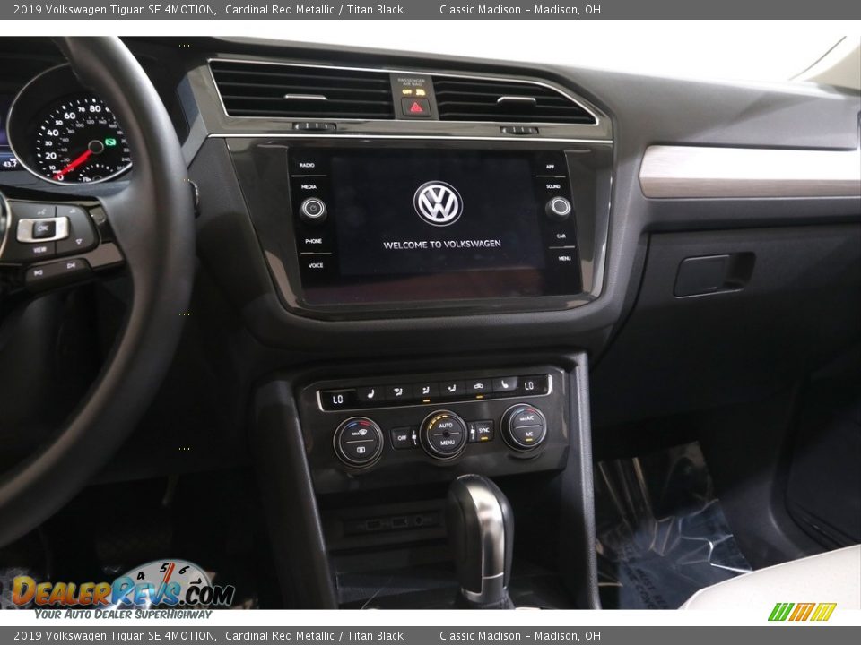 2019 Volkswagen Tiguan SE 4MOTION Cardinal Red Metallic / Titan Black Photo #9