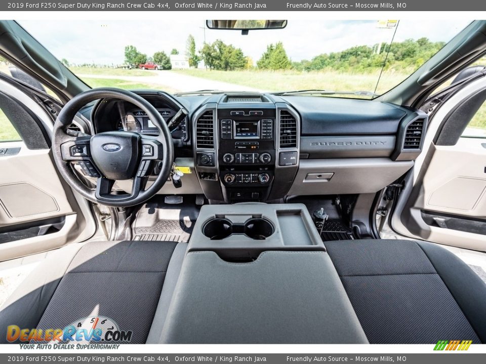 2019 Ford F250 Super Duty King Ranch Crew Cab 4x4 Oxford White / King Ranch Java Photo #31