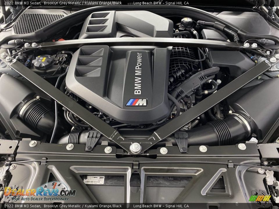 2022 BMW M3 Sedan 3.0 Liter M TwinPower Turbocharged DOHC 24-Valve Inline 6 Cylinder Engine Photo #9