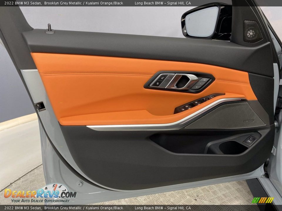 Door Panel of 2022 BMW M3 Sedan Photo #10