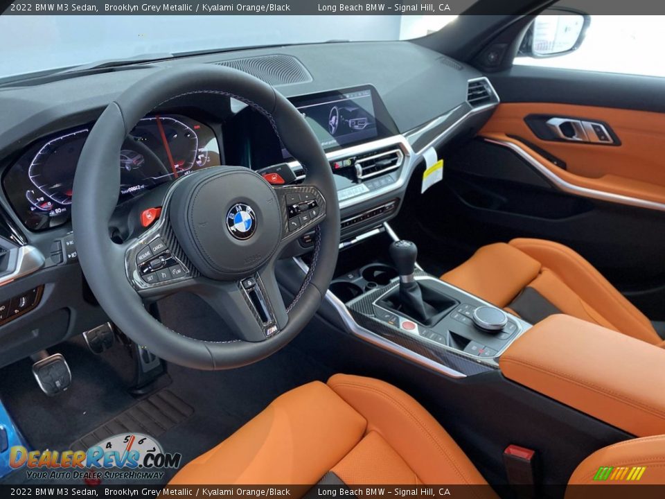 Kyalami Orange/Black Interior - 2022 BMW M3 Sedan Photo #12