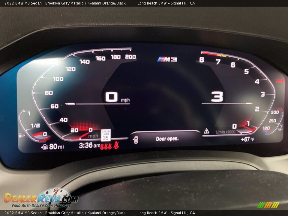 2022 BMW M3 Sedan Gauges Photo #22