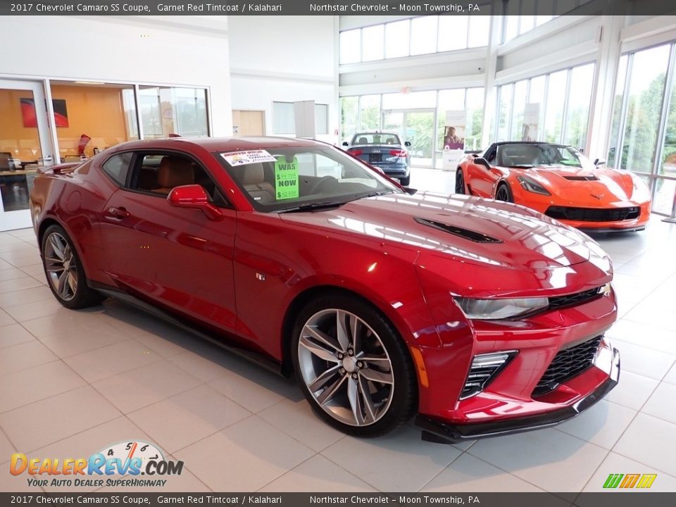 2017 Chevrolet Camaro SS Coupe Garnet Red Tintcoat / Kalahari Photo #9