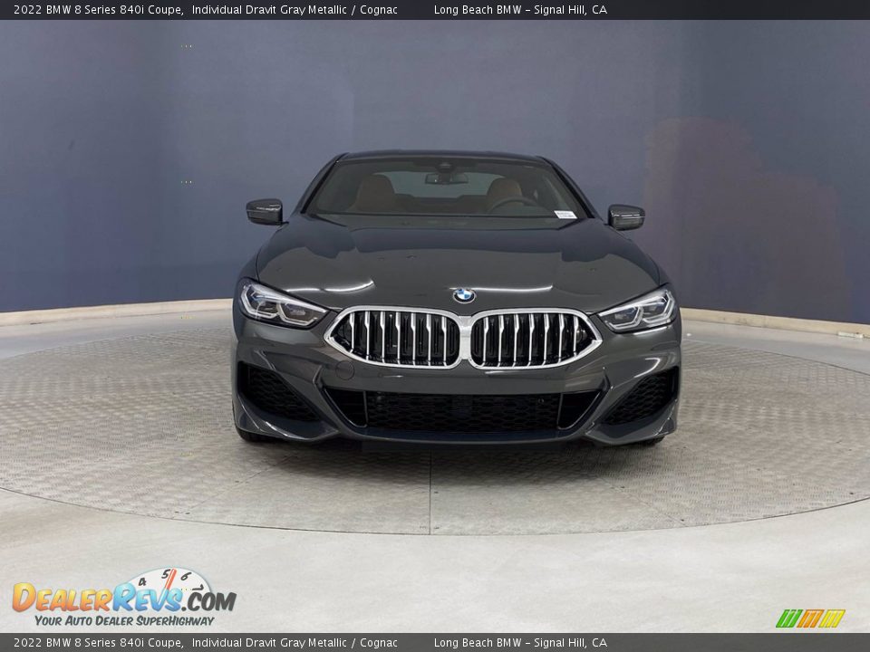 2022 BMW 8 Series 840i Coupe Individual Dravit Gray Metallic / Cognac Photo #2