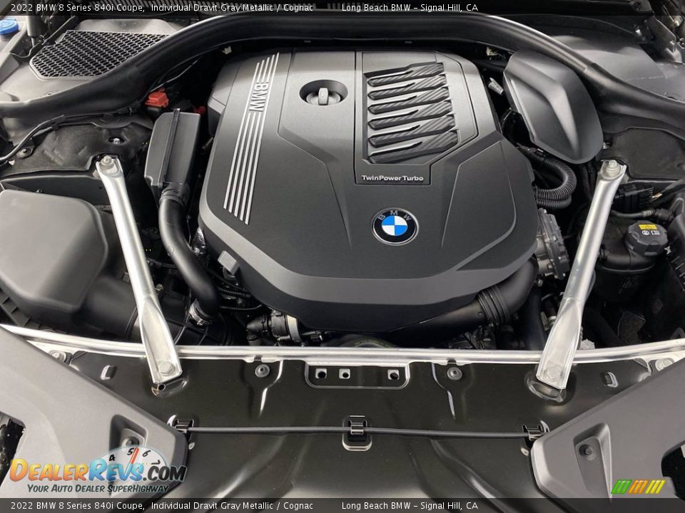 2022 BMW 8 Series 840i Coupe 3.0 Liter M TwinPower Turbocharged DOHC 24-Valve Inline 6 Cylinder Engine Photo #9