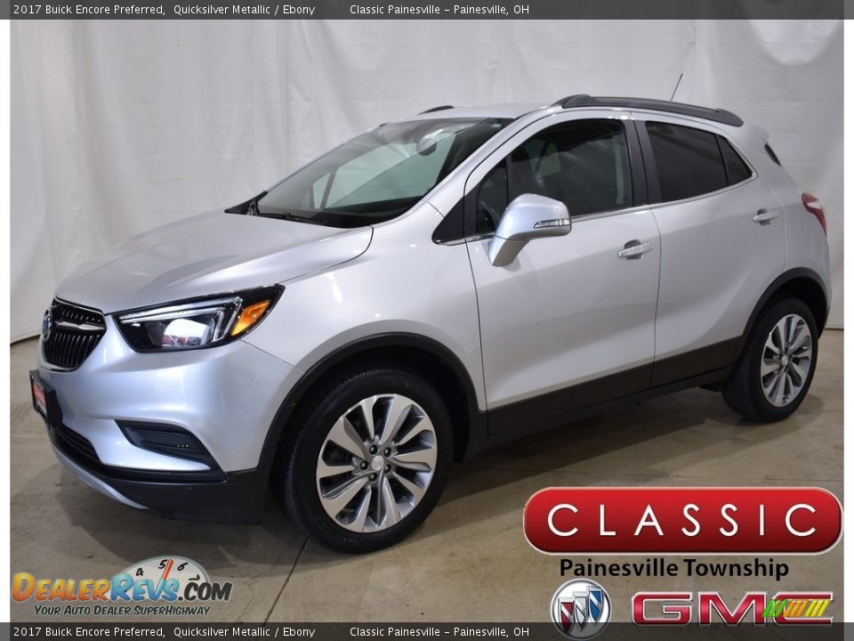 2017 Buick Encore Preferred Quicksilver Metallic / Ebony Photo #1