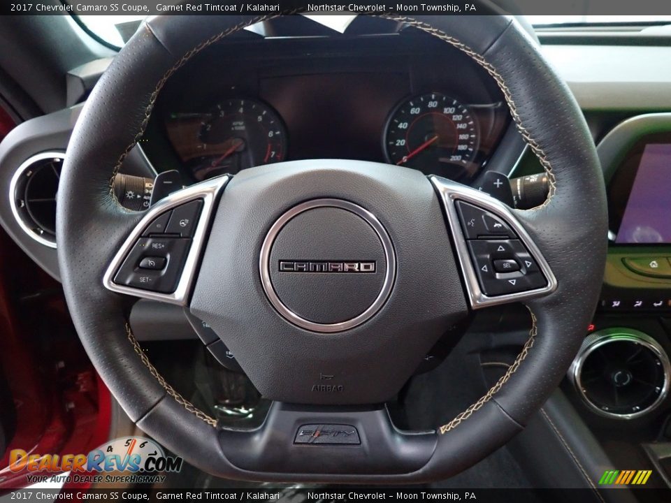 2017 Chevrolet Camaro SS Coupe Garnet Red Tintcoat / Kalahari Photo #26