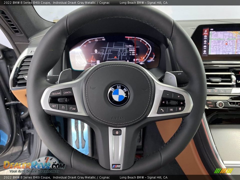 2022 BMW 8 Series 840i Coupe Steering Wheel Photo #14