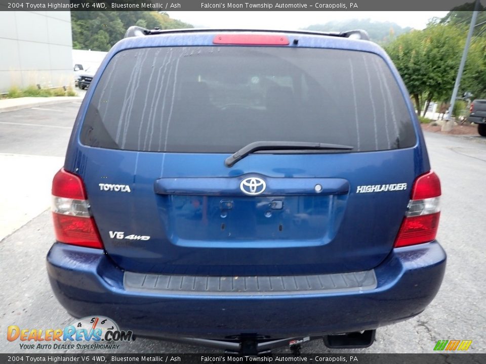 2004 Toyota Highlander V6 4WD Bluestone Metallic / Ash Photo #3