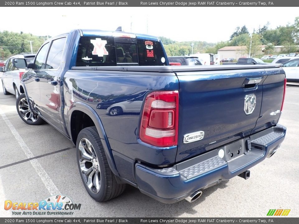 2020 Ram 1500 Longhorn Crew Cab 4x4 Patriot Blue Pearl / Black Photo #4