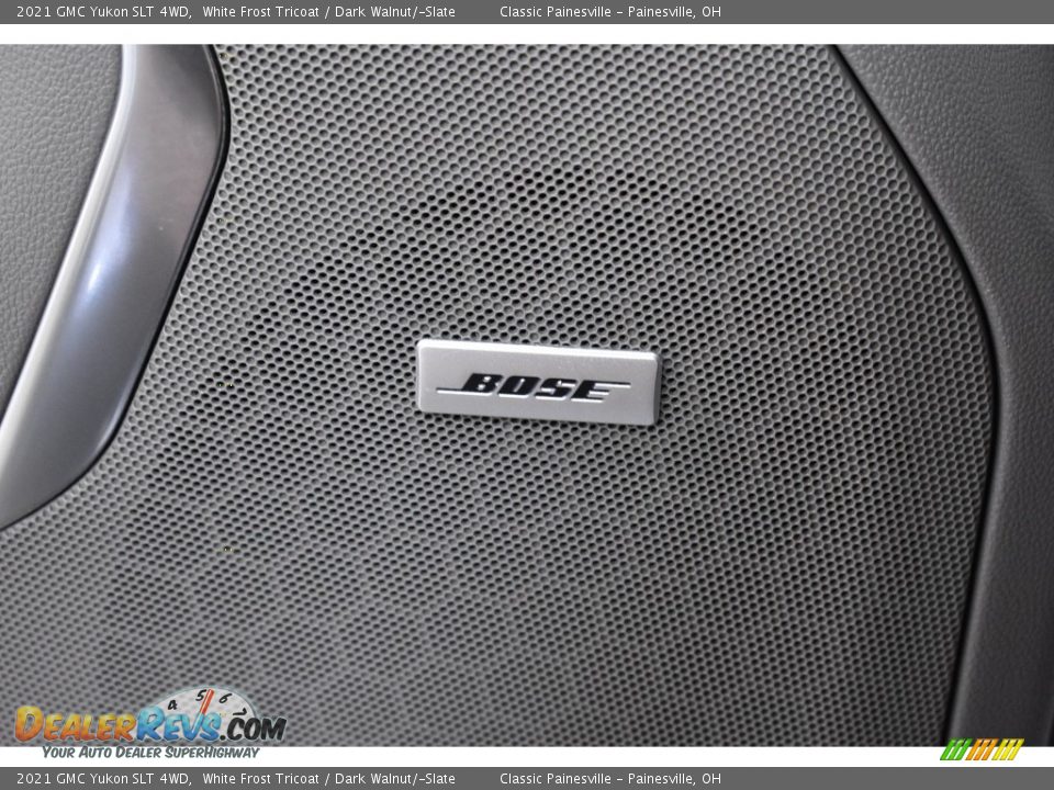 2021 GMC Yukon SLT 4WD White Frost Tricoat / Dark Walnut/­Slate Photo #13