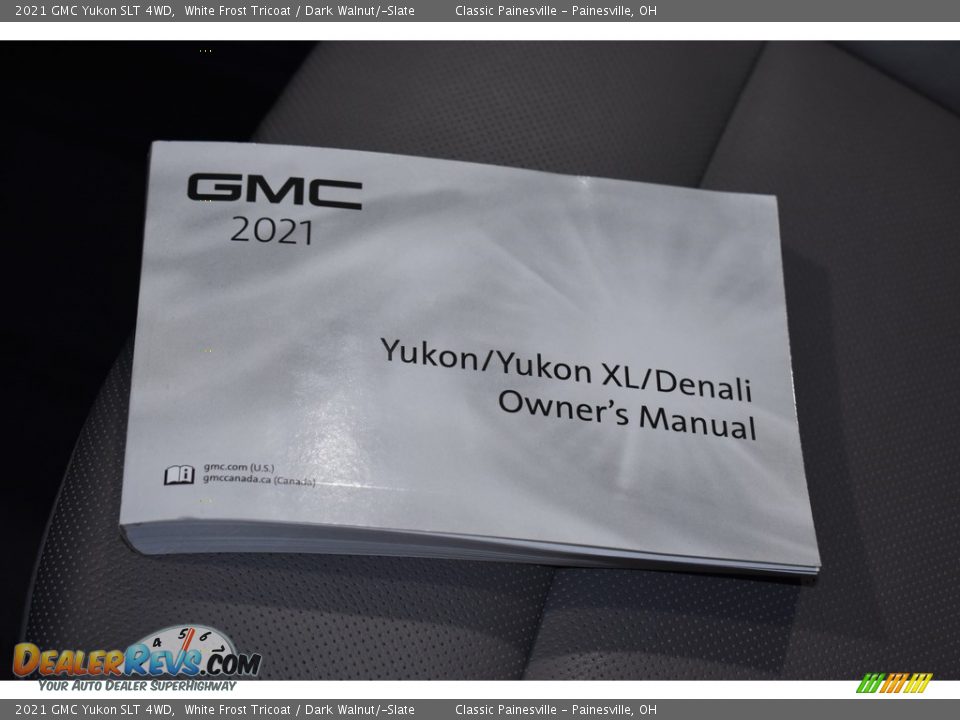 2021 GMC Yukon SLT 4WD White Frost Tricoat / Dark Walnut/­Slate Photo #22