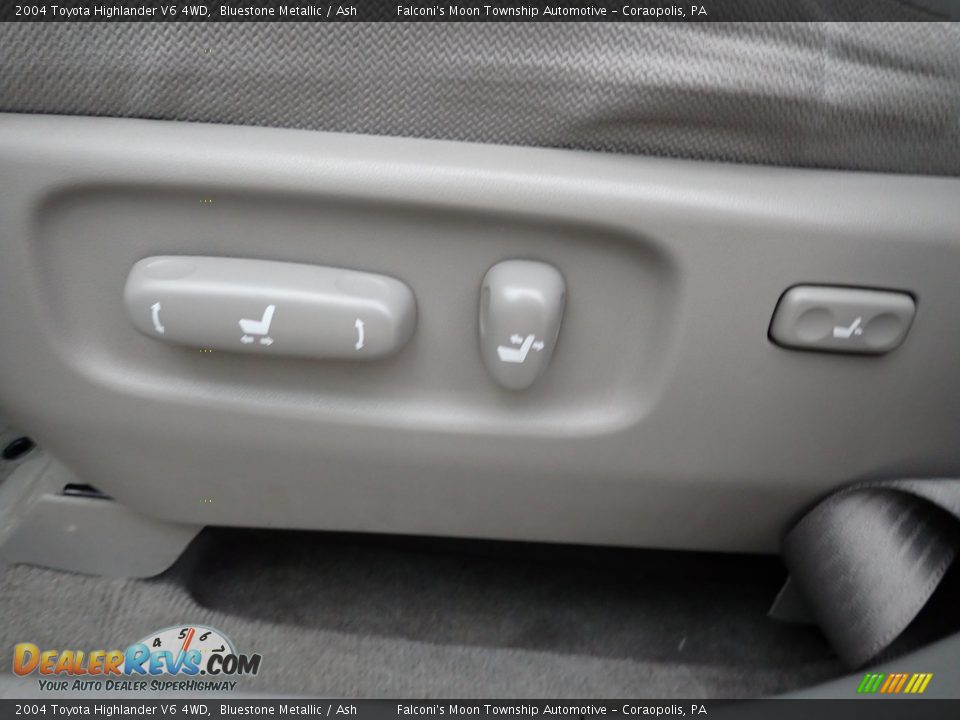 2004 Toyota Highlander V6 4WD Bluestone Metallic / Ash Photo #24