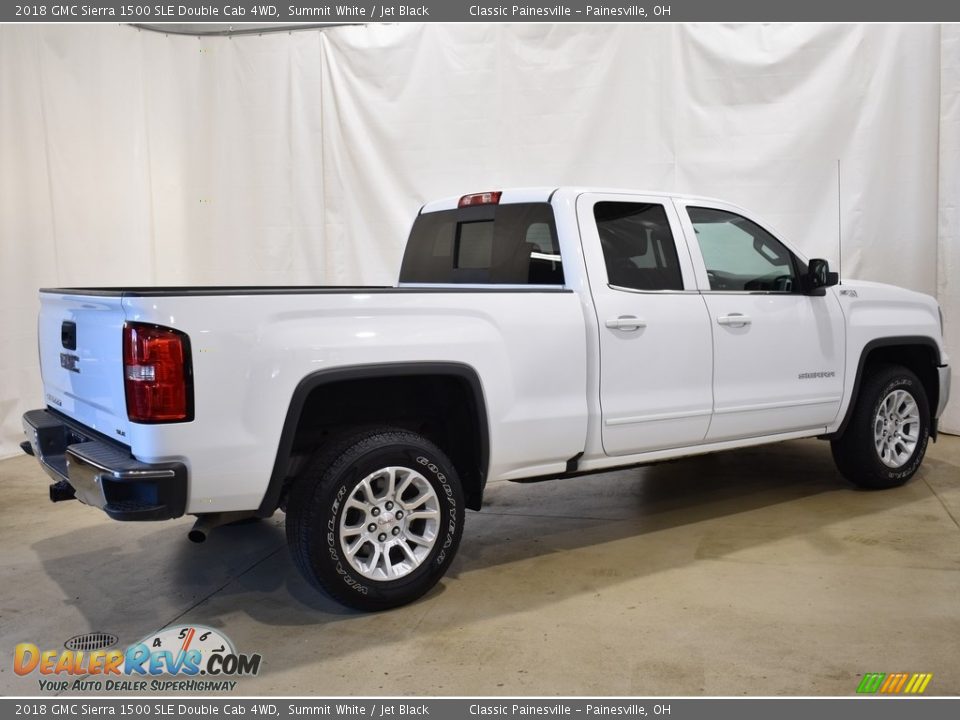 2018 GMC Sierra 1500 SLE Double Cab 4WD Summit White / Jet Black Photo #2