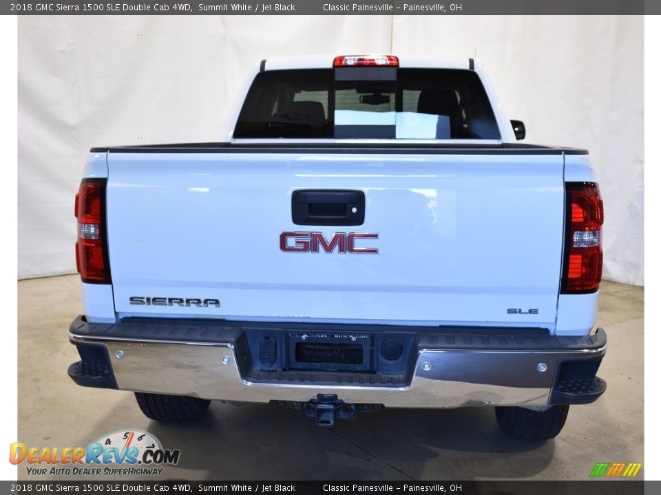 2018 GMC Sierra 1500 SLE Double Cab 4WD Summit White / Jet Black Photo #3