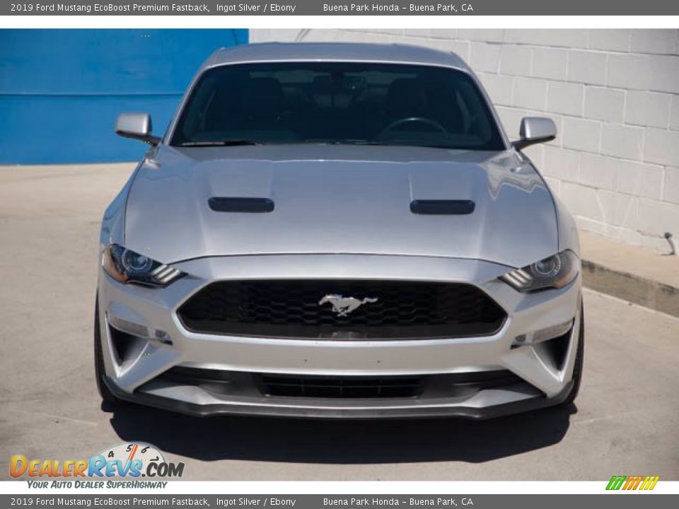 2019 Ford Mustang EcoBoost Premium Fastback Ingot Silver / Ebony Photo #7