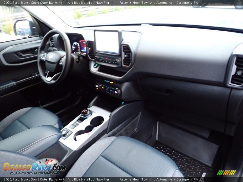 Dashboard of 2021 Ford Bronco Sport Outer Banks 4x4 Photo #12