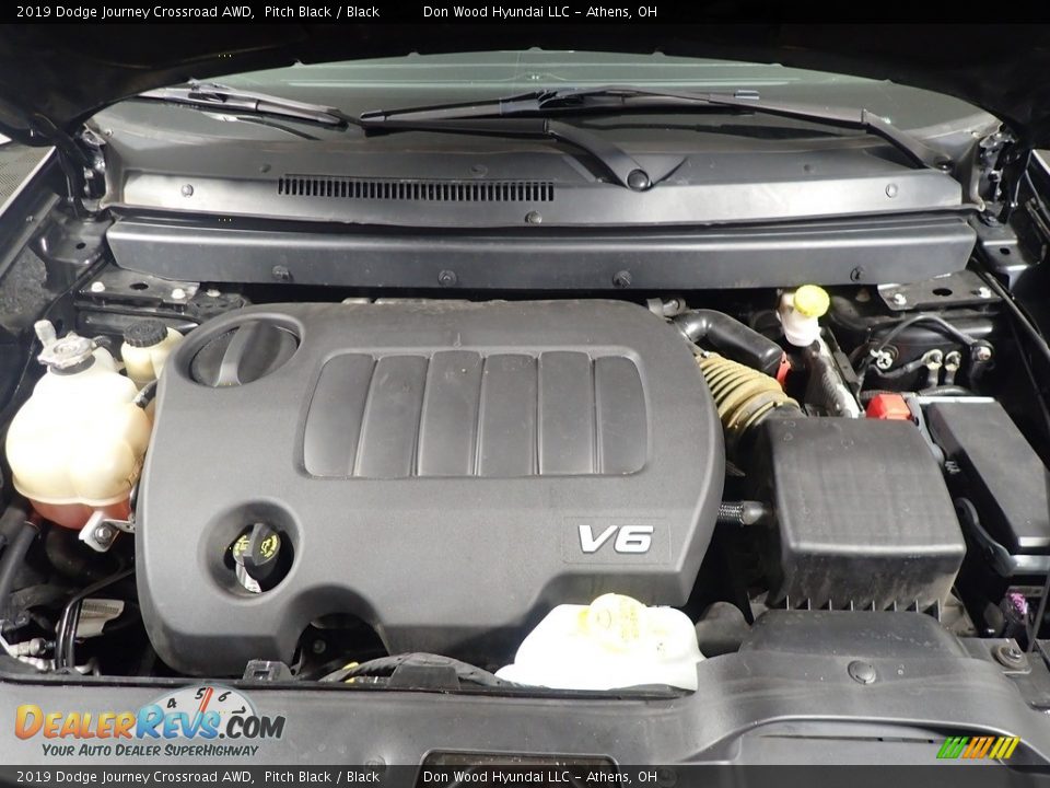 2019 Dodge Journey Crossroad AWD Pitch Black / Black Photo #7