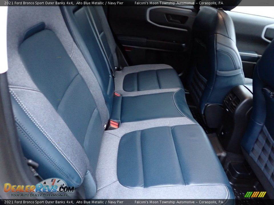 Rear Seat of 2021 Ford Bronco Sport Outer Banks 4x4 Photo #17