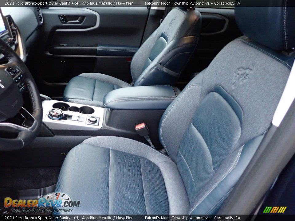 Front Seat of 2021 Ford Bronco Sport Outer Banks 4x4 Photo #18