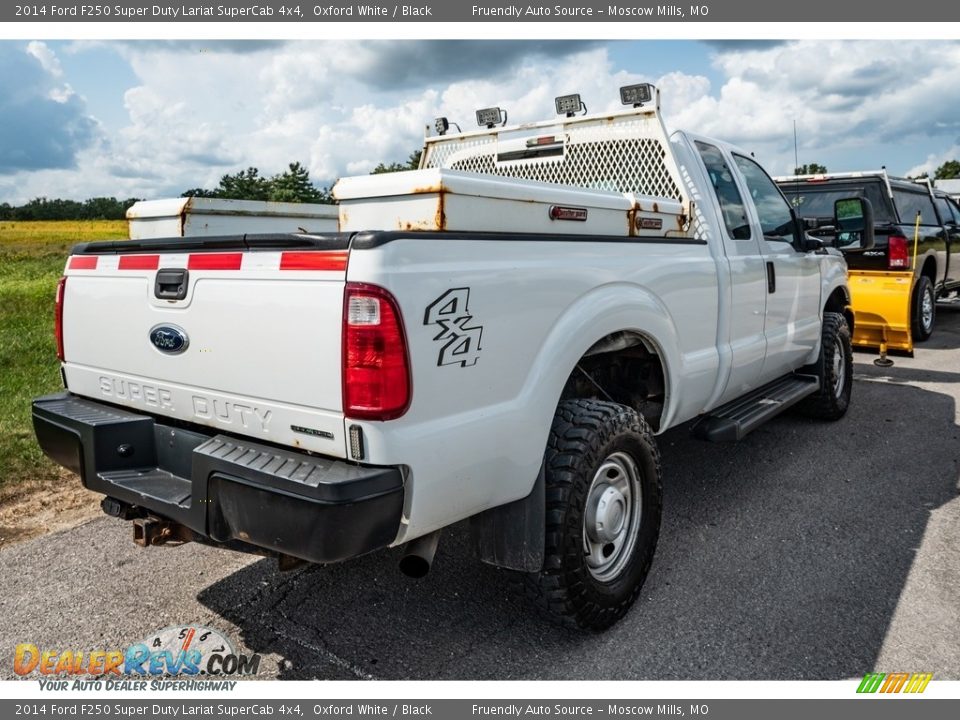 2014 Ford F250 Super Duty Lariat SuperCab 4x4 Oxford White / Black Photo #4