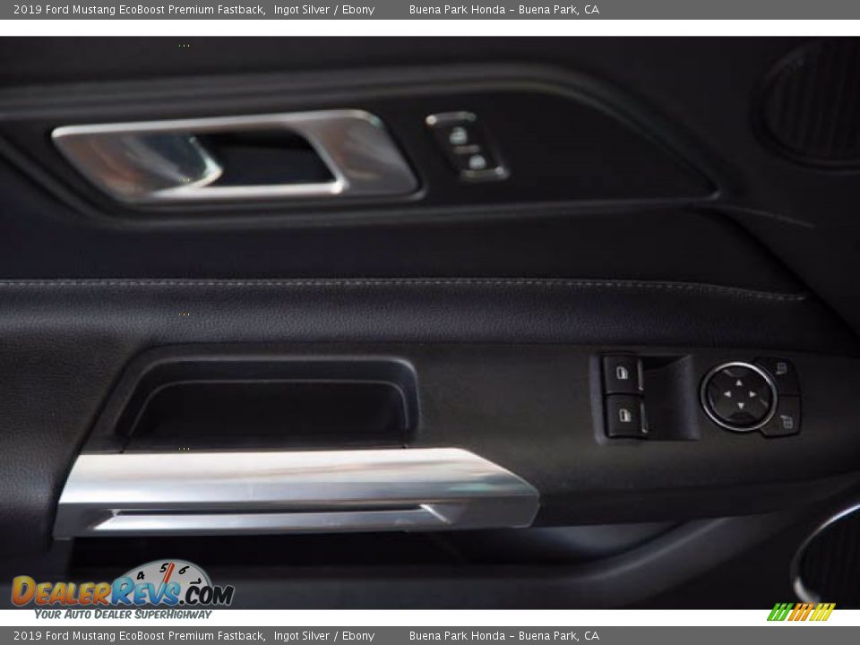 2019 Ford Mustang EcoBoost Premium Fastback Ingot Silver / Ebony Photo #25